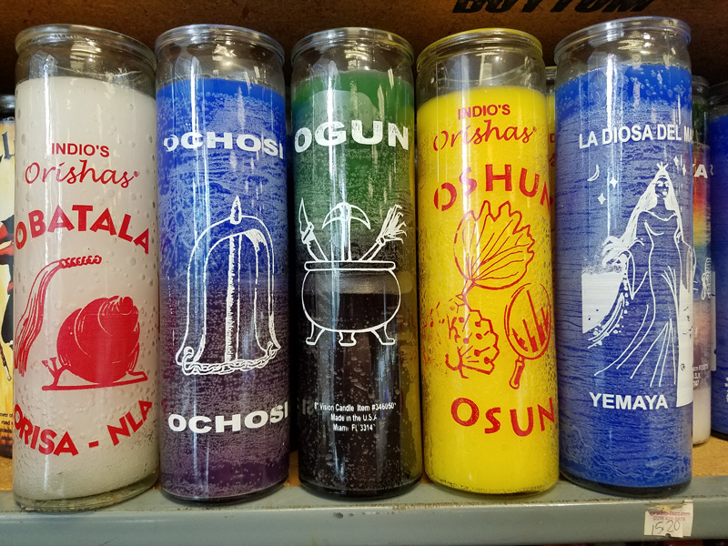 Indio's Orisha spiritual candles
