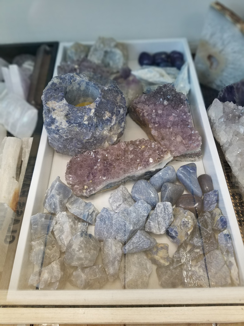 crystals, rocks