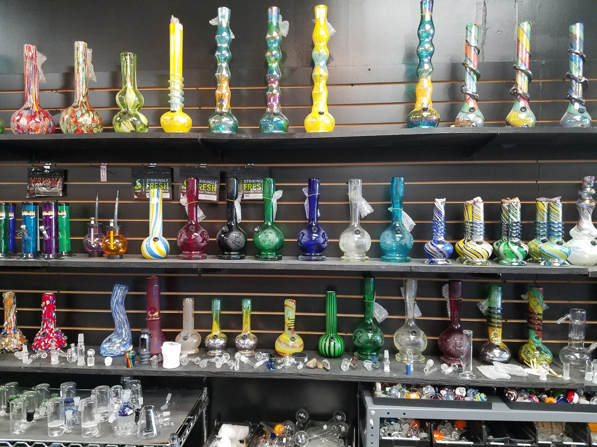 glass pipes assortment